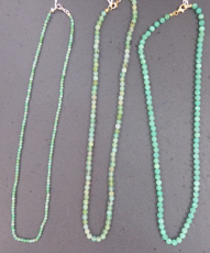 Chrysopras 4 mm fac. AAAA