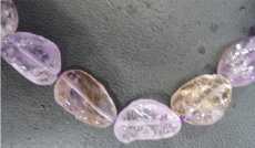 Ametrin Collier &quote;natur&quote;