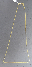 vergoldete Silberkette 40 cm