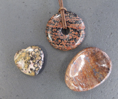 Ryolith Donut 40 mm Leoparden-Fell- &quote;Jaspis&quote; od. Pop-&quote;jaspis&quote;
