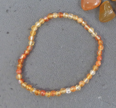Karneol Armband,  4mm, fac. natur