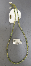 Turmalin-Verdelith Kette 2,5 x 2,5 x 2,5 mm Würfel, fac.