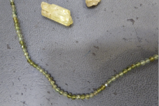 Apatitkette 3 mm fac AAAA