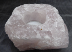 Rosenquarz Teelicht AAA