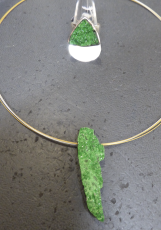 Uwarowit Anhänger - Granat