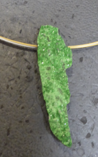 Uwarowit Anhänger - Granat