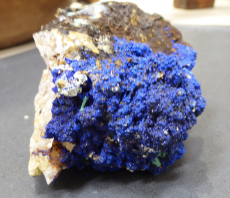 Azurit - Malchit auf Quarz Rarität