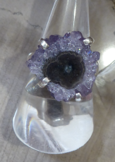 Amethyst Rosette Ring RARITÄT