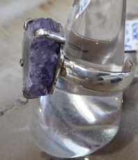 Amethyst Rosette Ring RARITÄT