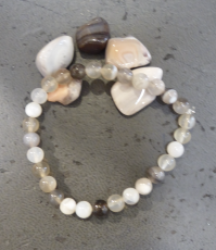 Botswana-Achat 6 mm Armband