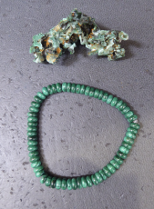 Malachit Armband 6 x 3 mm