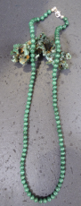 Malachit Collier 4 mm AAAA