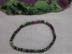 Rubin Zoisit Armband , facettiert
