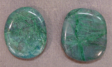 Chrysokollquarz &quote;Seife&quote;