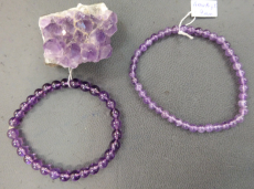 Amethyst 4 mm Armband AAAA