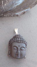 Buddha Kopf, Rauchobsidian