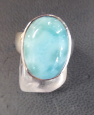 Larimar Ring AAA