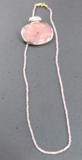 Pink Andenopal Kette fac. 1x2 mm