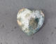 Ozean-Achat Herz grün AAAA