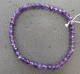 Amethyst Armband, 4 mm fac. AAAA
