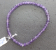 Amethyst Armband, 4 mm fac. AAAA