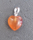 Karneol Herz Anhänger , AAA