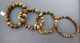 Tigerauge Armband , 14 mm