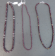 Rhodolith- Grossular Granat Collier 04 / 42 fac.