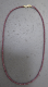 Rhodolith Granat Kette 02/ 42 fac.