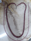 Rubelith Kette , rosa Turmalin 2 x 2 mm fac.