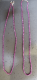 Rubin Kette 3 x 3 x 3 mm Würfel Natur