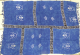 Sarong blau abstrakt Männchen