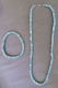 Larimar Linsen Kette