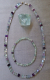 Fluorit Kette 5 mm Würfel