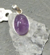 Amethyst Silberanhänger, Cab. AAAA