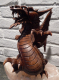 Drache, Holz Suar, 20 cm mit Flügel