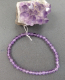 Amethyst 4 mm Armband AAAA