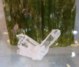 Bergkristall, 10 mm Kugelkette , fac.
