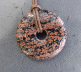 Ryolith Donut  40 mm   Leoparden-Fell- 