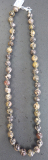 Ryolith Kette  08 /46 cm     Leoparden-Fell- Jaspis od. Pop-Jaspis