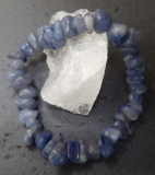 Blauquarz Splitter Armband