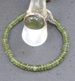 Apatit Armband, grün AAAA