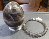 Eier grauer Mondstein AAAA