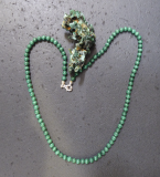 Malachit Collier 4 mm AAAA