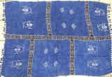 Sarong blau abstrakt Männchen