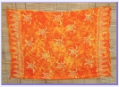 Sarong gelb-orange batik Schildkröte