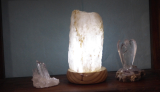 Bergkristall Lampe