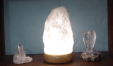 Bergkristall Lampe