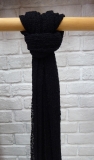 Viskose Schal, schwarz