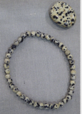 Dalmantiner Stein Armband, 4 mm